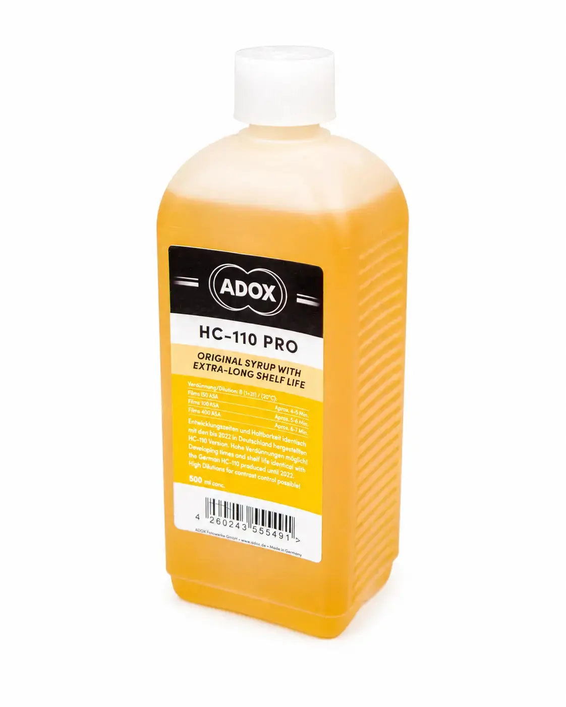ADOX HC-110 Pro, konzentrierter Schwarzweiß-Filmentwickler, 500 ml