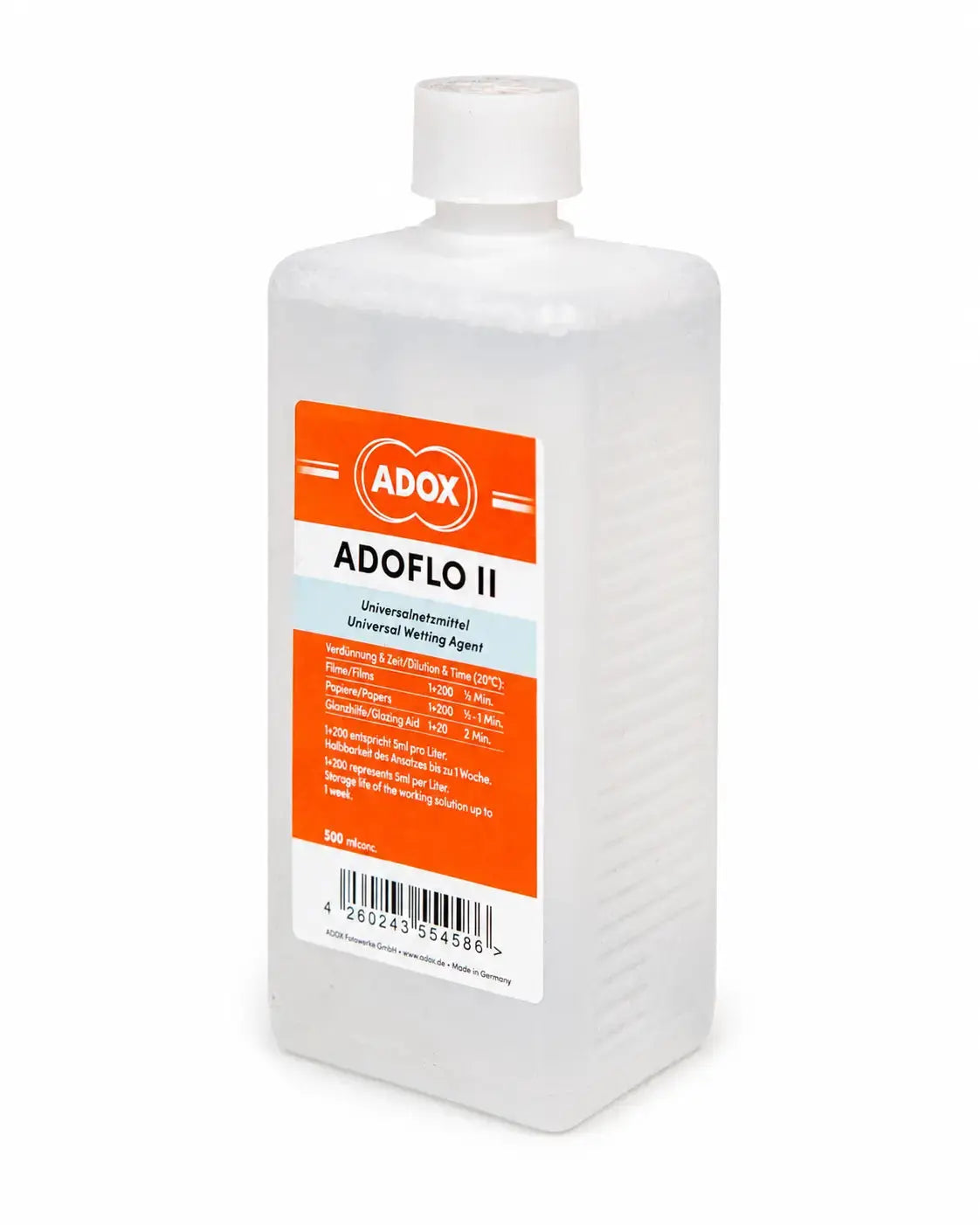 ADOX ADOFLO II wetting agent 500 ml for film processing