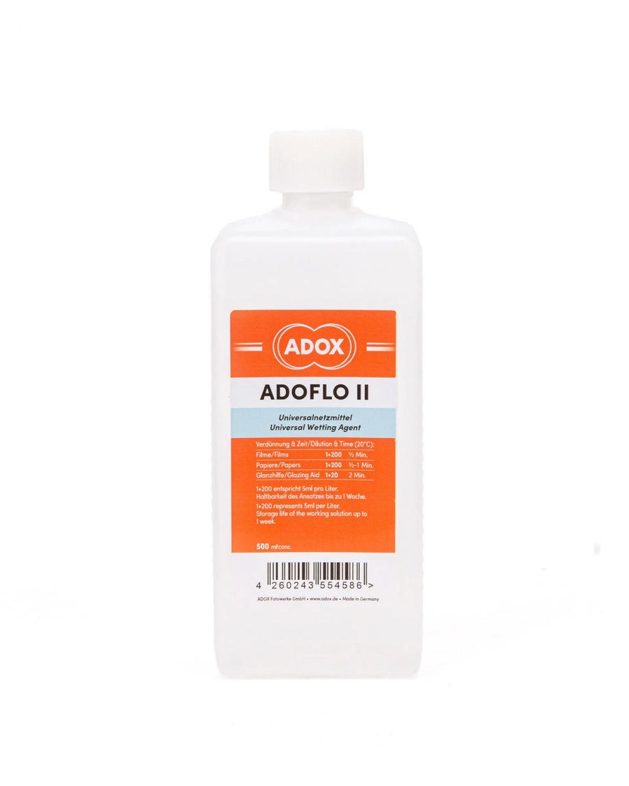 Bottle of Adox Adoflo II photographic wetting agent