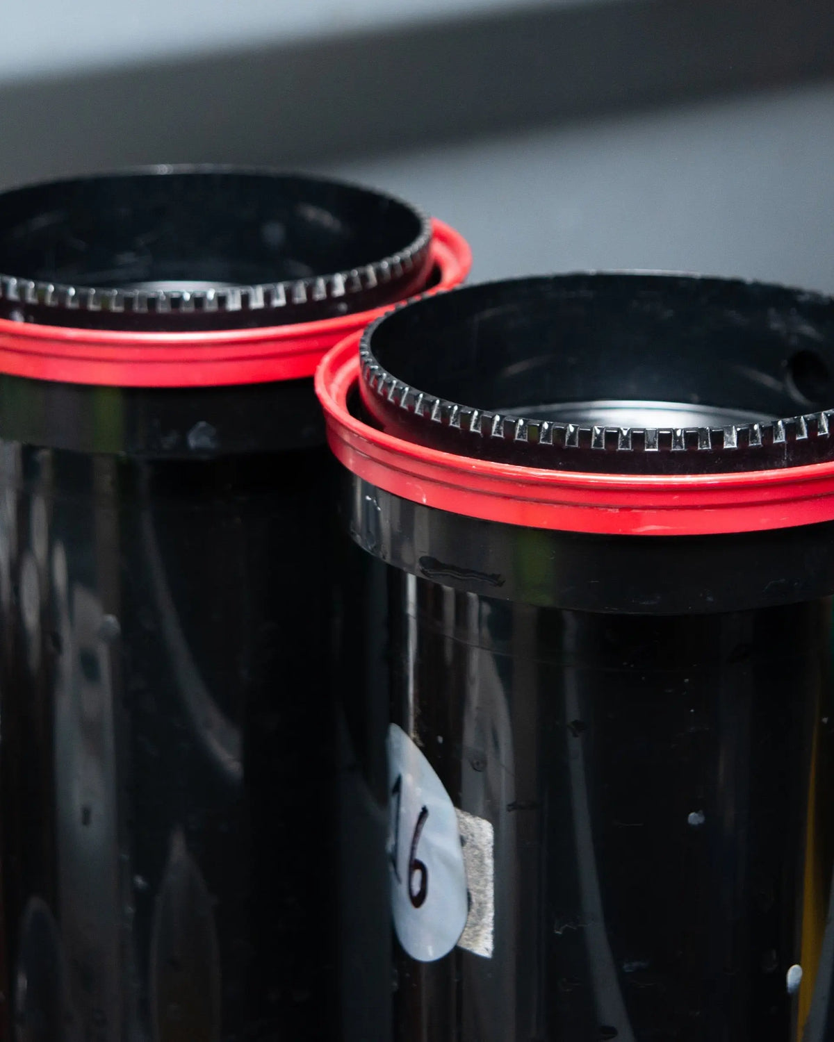 Closed developing tanks used for processing film