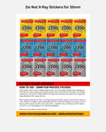 Etichette «Do Not X-Ray» per pellicole 35 mm – PDF stampabile - Photo Studio Berlin