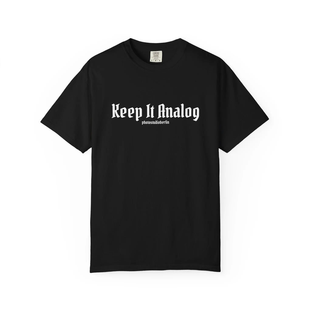 Keep It Analog T-Shirt – Vintage Retro Grafik-T-Shirt – Photo Studio Berlin