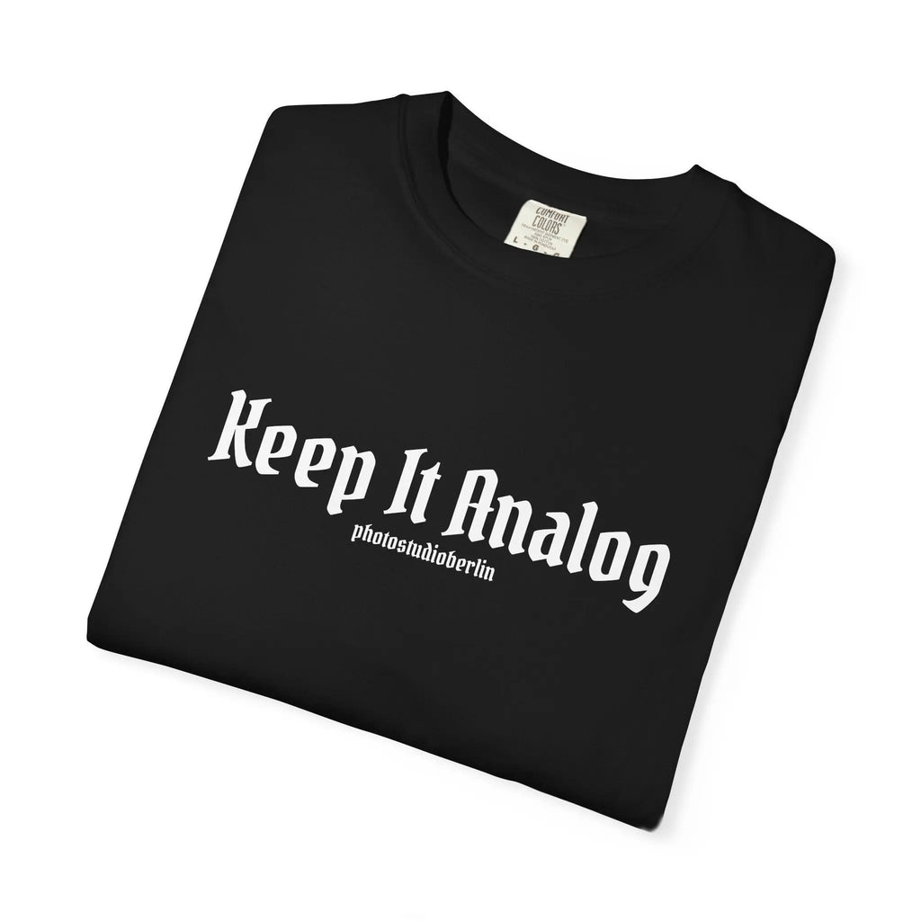 Keep It Analog T-Shirt – Vintage Retro Grafik-T-Shirt – Photo Studio Berlin