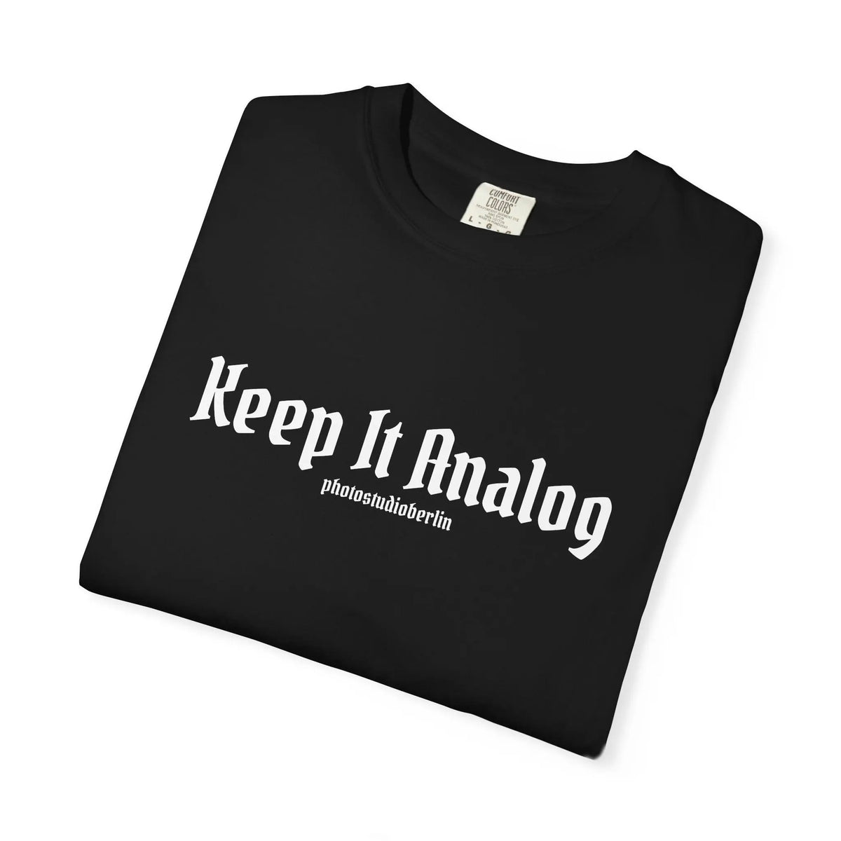 Keep It Analog T-Shirt – Vintage Retro Grafik-T-Shirt – Photo Studio Berlin