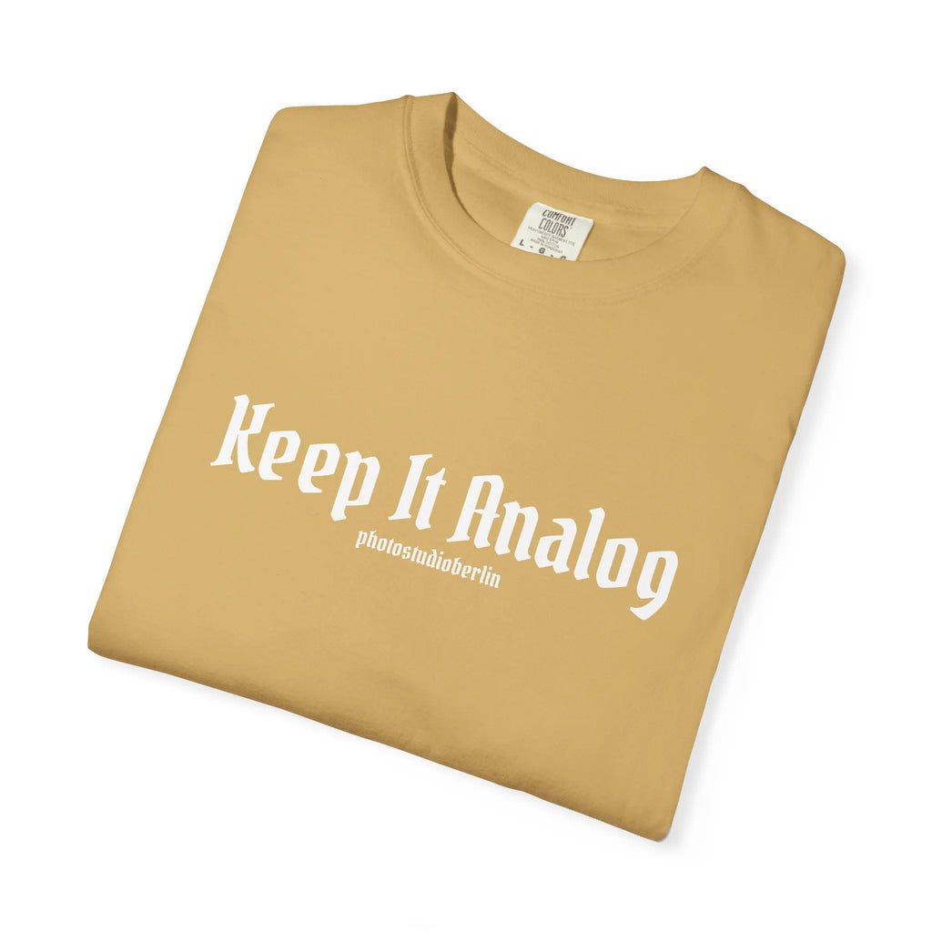 Keep It Analog T-Shirt – Vintage Retro Grafik-T-Shirt – Photo Studio Berlin