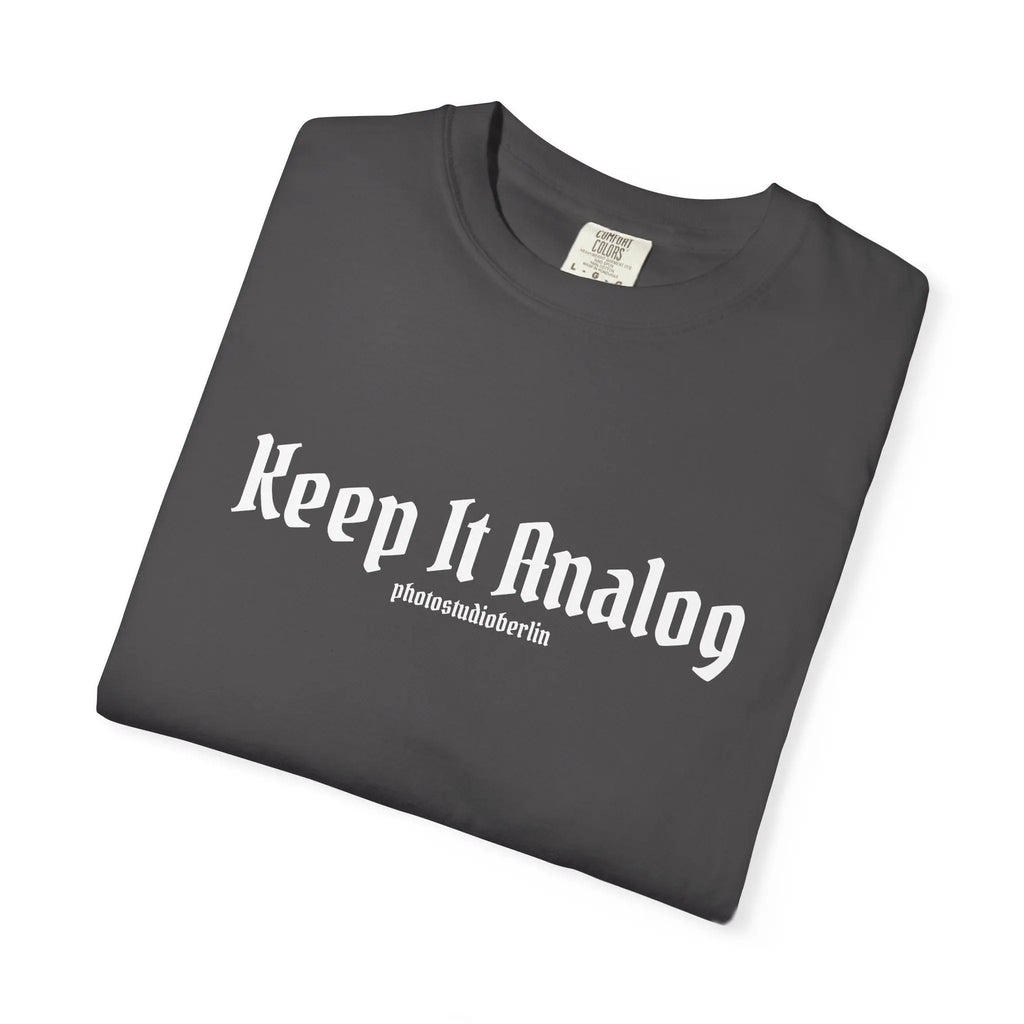 Keep It Analog T-Shirt – Vintage Retro Grafik-T-Shirt – Photo Studio Berlin