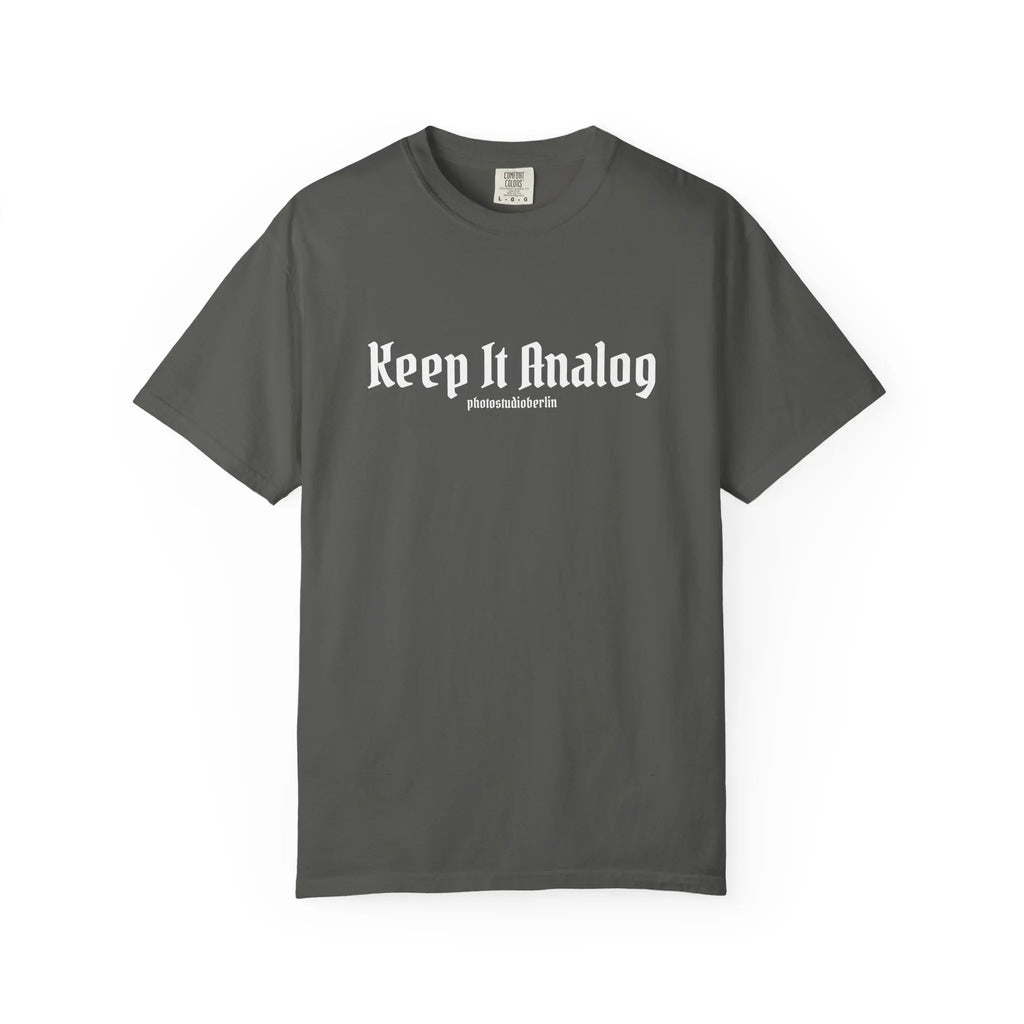 Keep It Analog T-Shirt – Vintage Retro Grafik-T-Shirt – Photo Studio Berlin