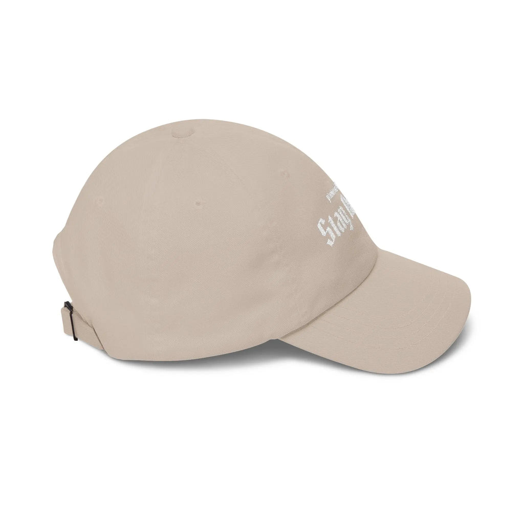 Stay Analog Dad Cap – Vintage Gothic bestickte Baseballmütze – Photo Studio Berlin