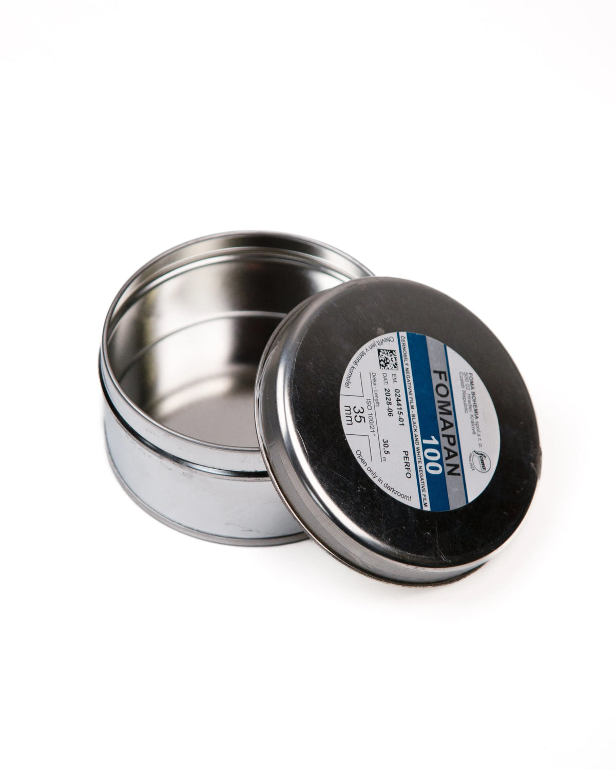 Film Storage Tin — Empty Film Container - Photo Studio Berlin