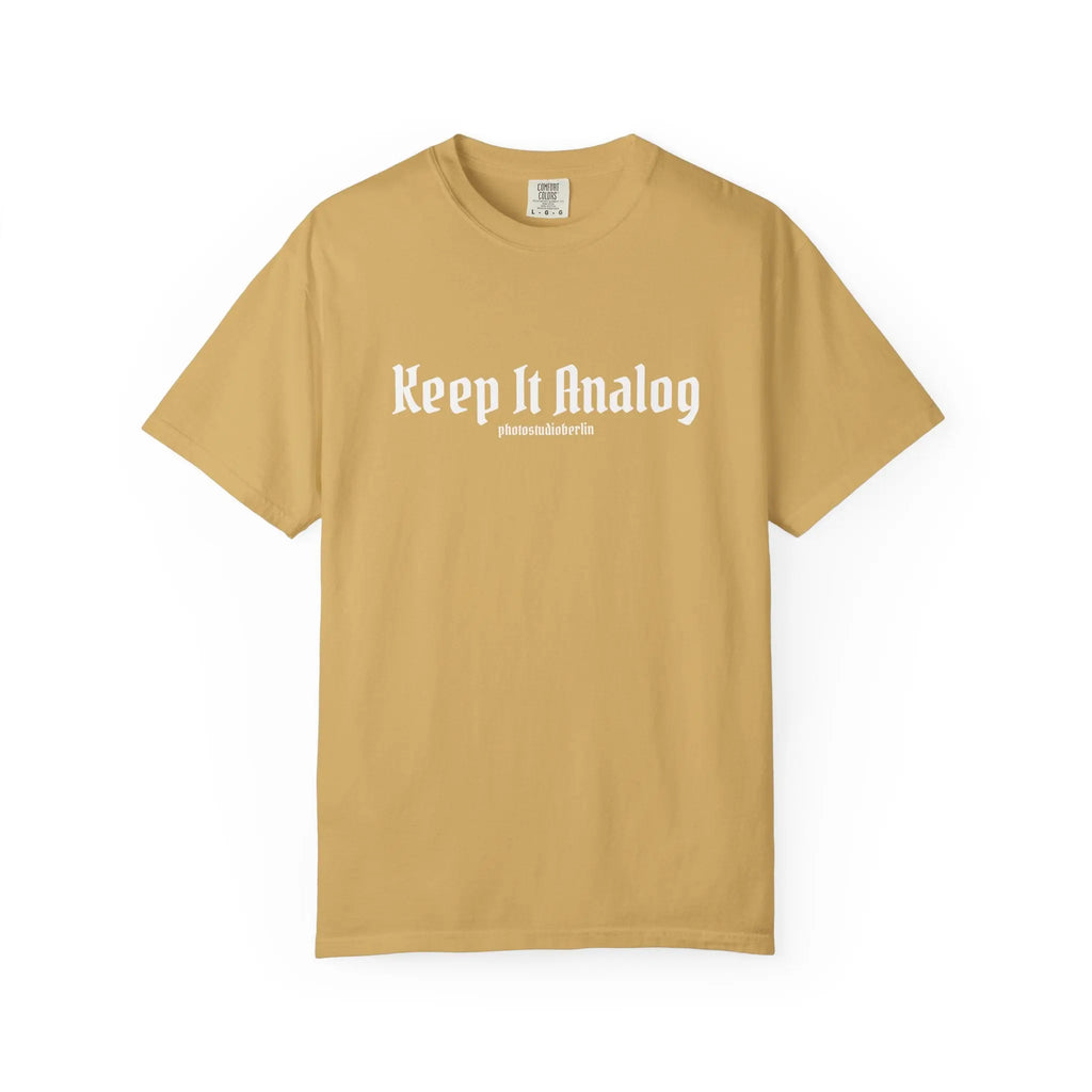 Keep It Analog T-Shirt – Vintage Retro Grafik-T-Shirt – Photo Studio Berlin
