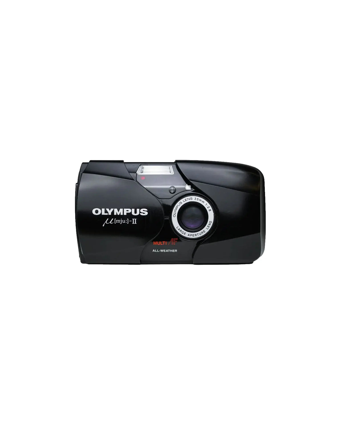 Olympus Mju II 35mm compact film camera – body detail – Berlin Photo Studio