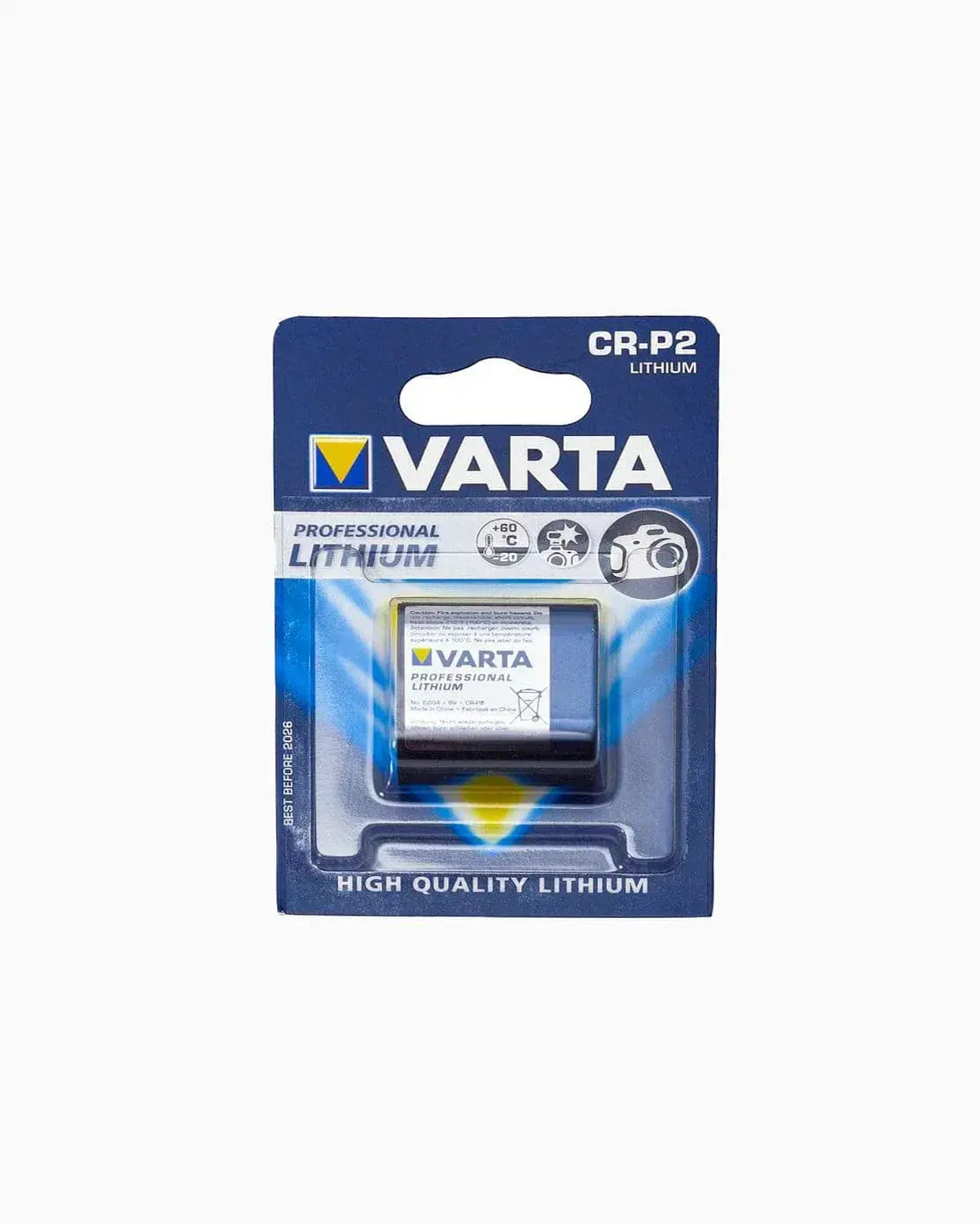 Varta CR-P2 电池 - 6V 锂相机电池 - Photo Studio Berlin
