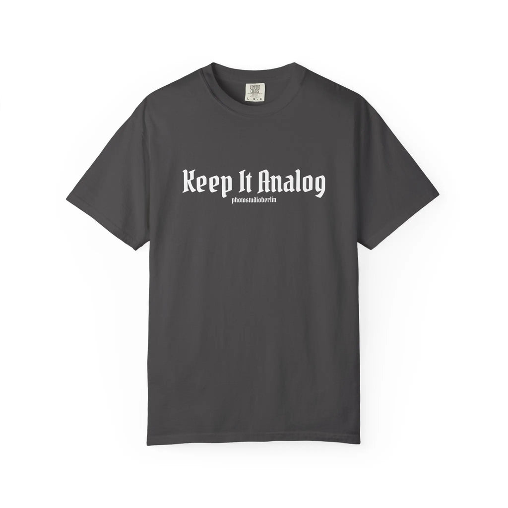 Keep It Analog T-Shirt – Vintage Retro Grafik-T-Shirt – Photo Studio Berlin
