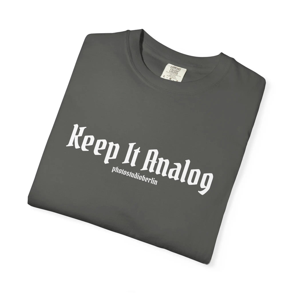 Keep It Analog T-Shirt – Vintage Retro Grafik-T-Shirt – Photo Studio Berlin