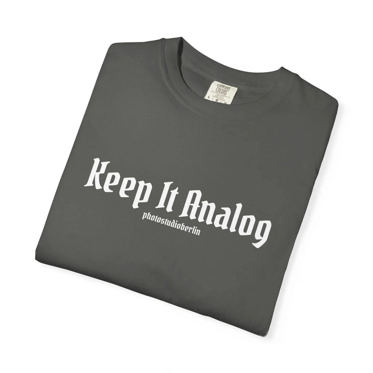 Keep It Analog T-Shirt – Vintage Retro Grafik-T-Shirt – Photo Studio Berlin