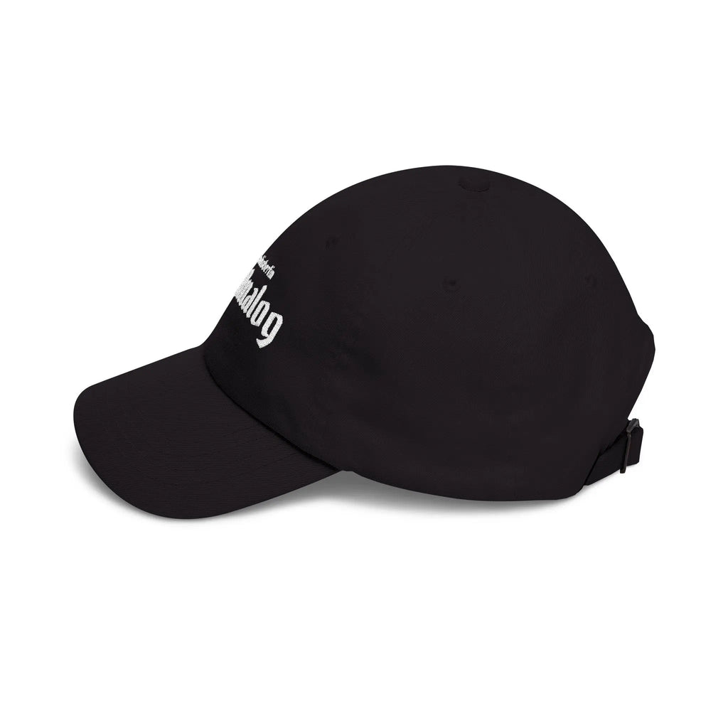 Stay Analog Dad Cap – Vintage Gothic bestickte Baseballmütze – Photo Studio Berlin