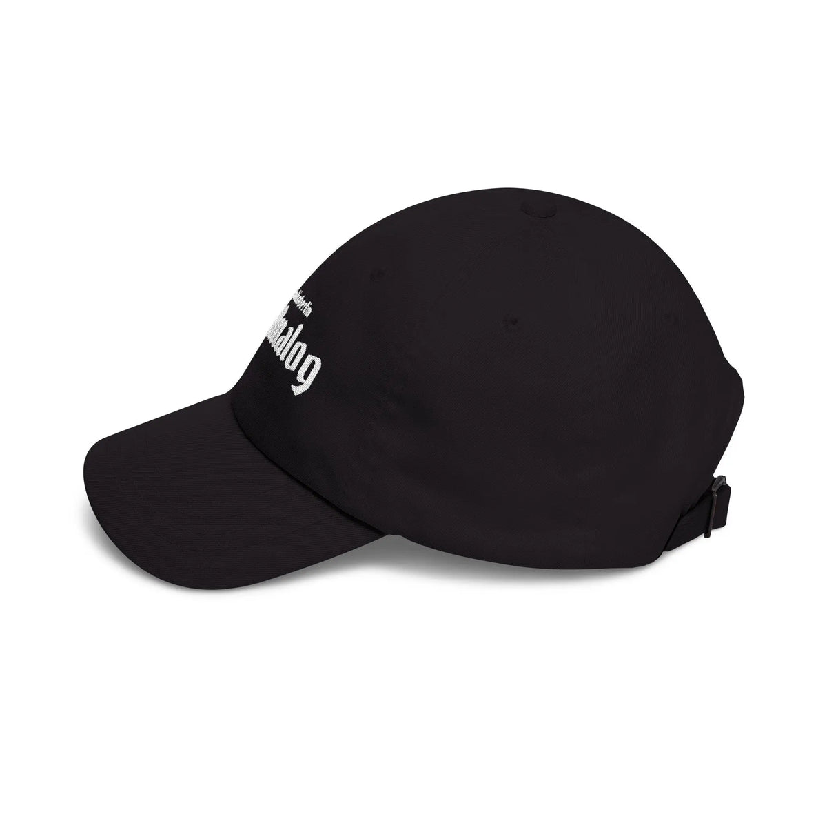Stay Analog Dad Cap – Vintage Gothic bestickte Baseballmütze – Photo Studio Berlin