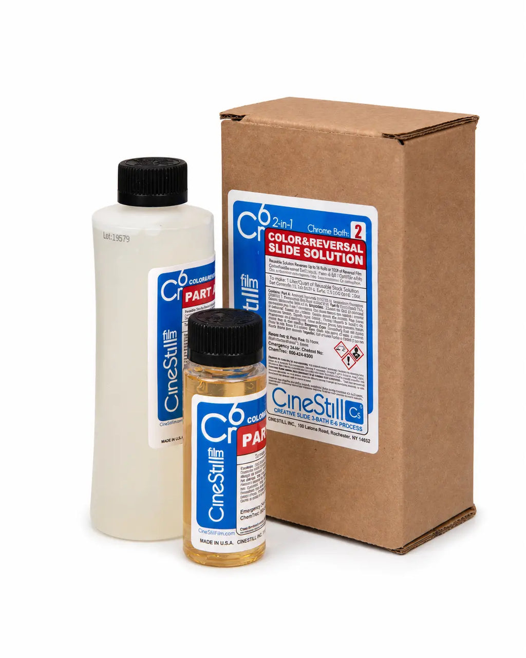 CineStill CS6 E-6 Chrome Processing Kit — 2-in-1 Slide Solution