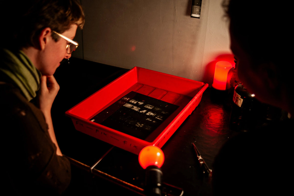 Wine and darkroom workshop in Berlin at Berlin Photo Studio
